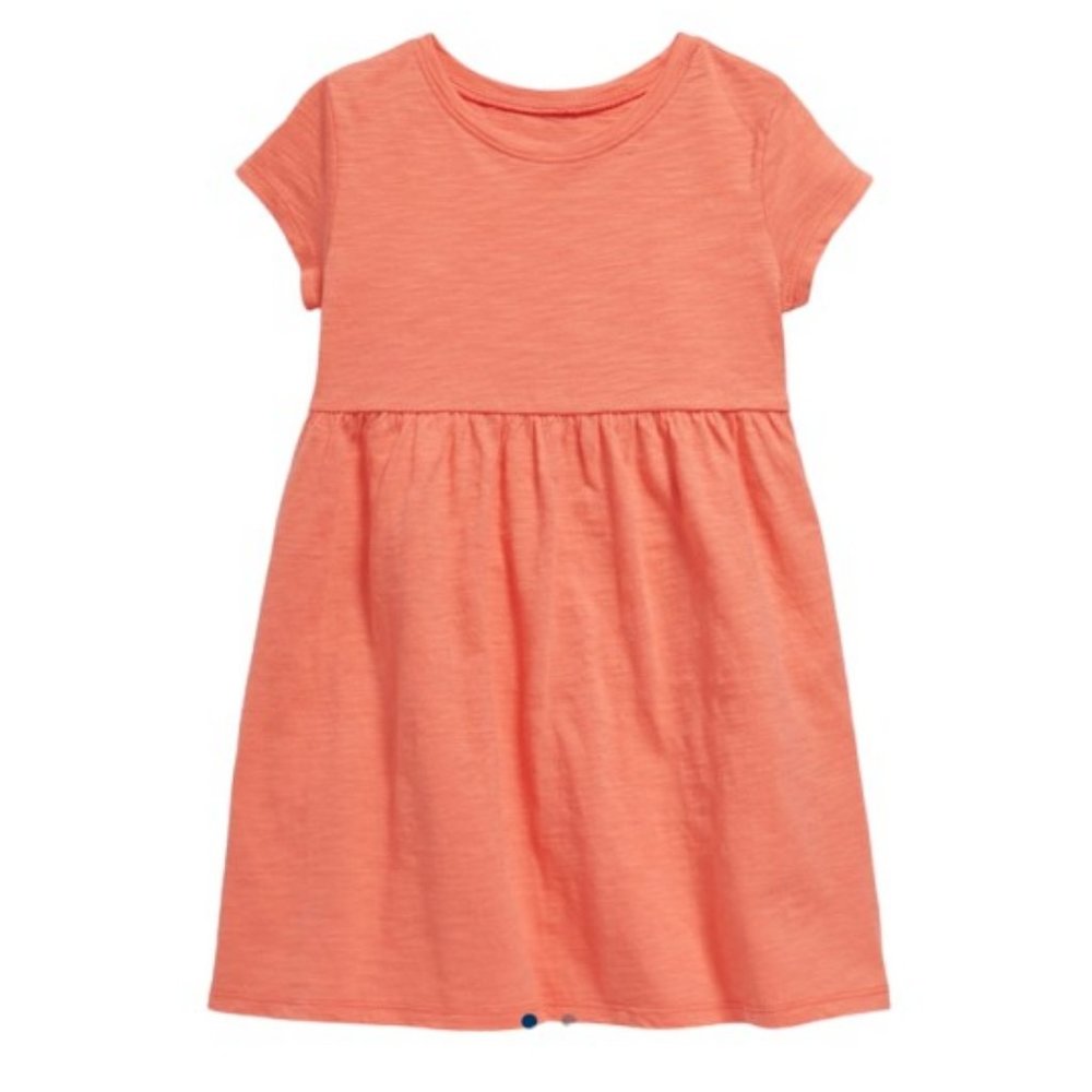 NEW Old Navy Jersey Knit Fit & Flare Dress. Size 2T. Sweet Guava.